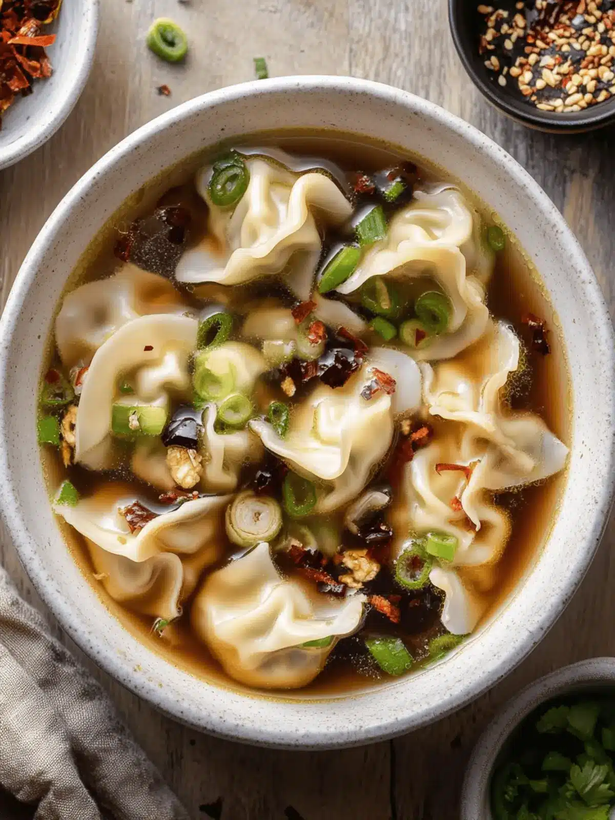 Easy Weeknight Wonton Soup: Frozen Dumplings, Restaurant Taste